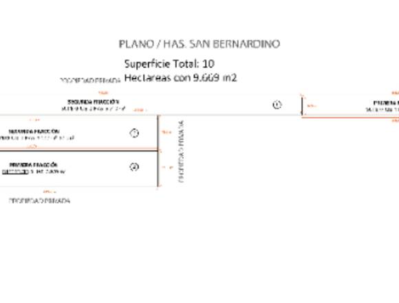 11 HECTAREAS EN SAN BERNARDINO ZONA CORTIJO