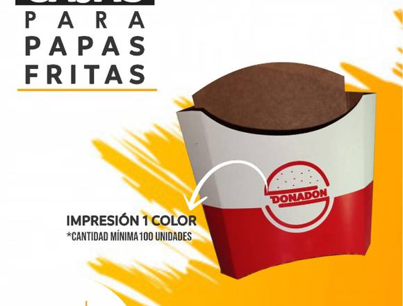 CAJA PARA PAPAS FRITAS 