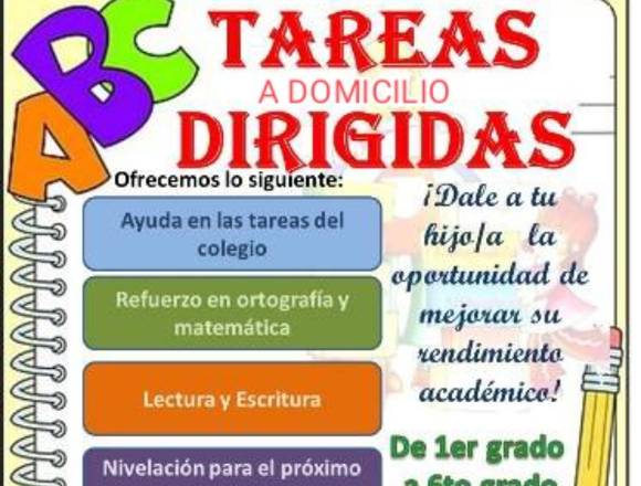 Tareas Dirigidas a Domicilio 