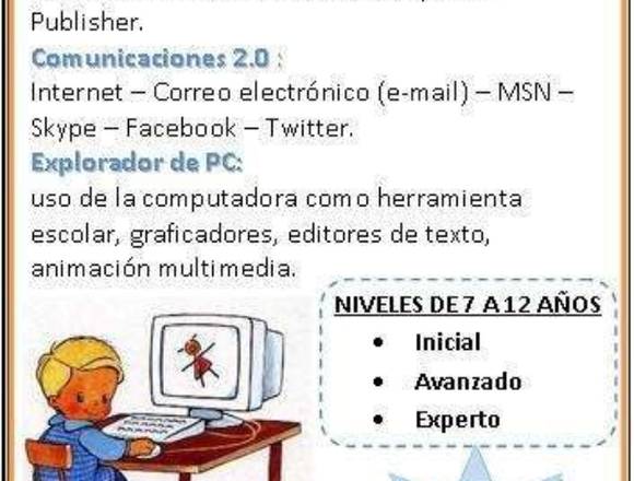 Clases de computación a domicilio 