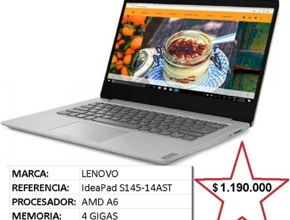 Portatil LENOVO IdeaPad S145-14AST