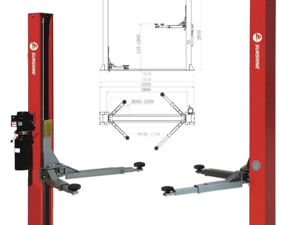 venta elevador de 2 columnas