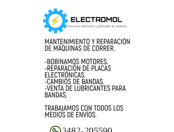 Reparación  Bobinado Motores Cinta De Correr 