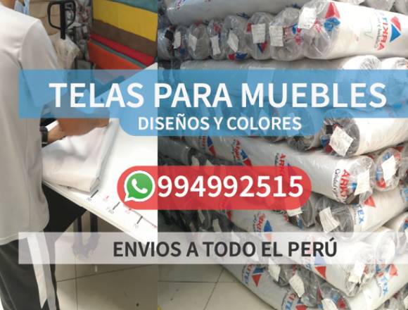 Tela para tapizar muebles, sillas y camas 