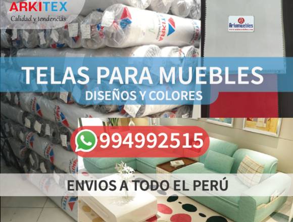 Arkitex tela variedad de colores y tapizar muebles