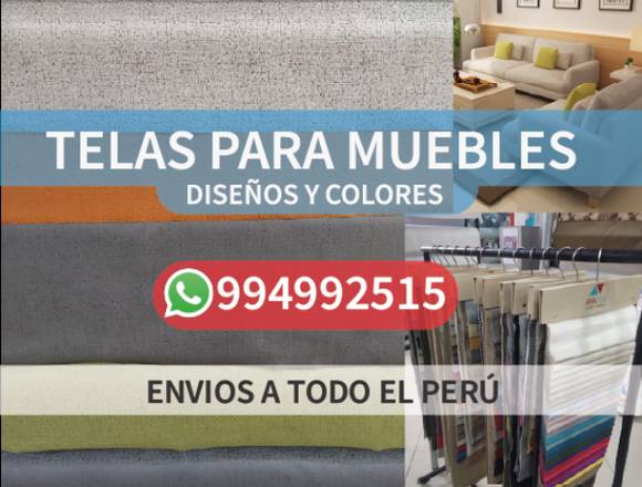 Tela para muebles, diseños y colores