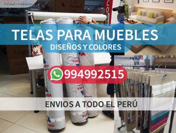 Tela para tapizar muebles, variedad de diseños 