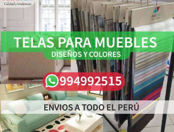 TELAS PARA MUEBLES, SILLAS, CAMAS EN VARIEDAD