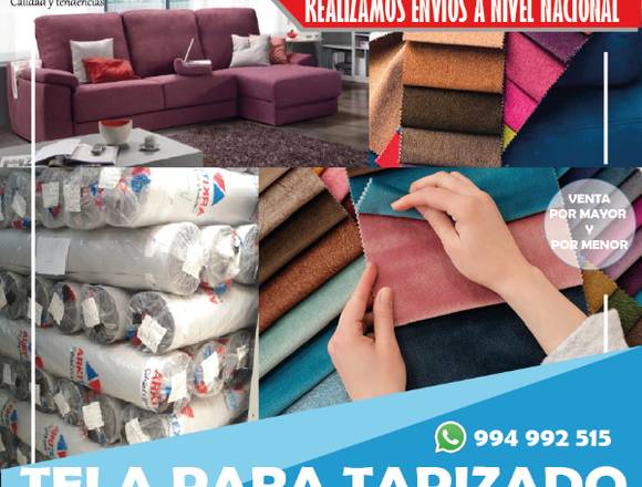 Tela por rollo y grapas tapizadoras de muebles 