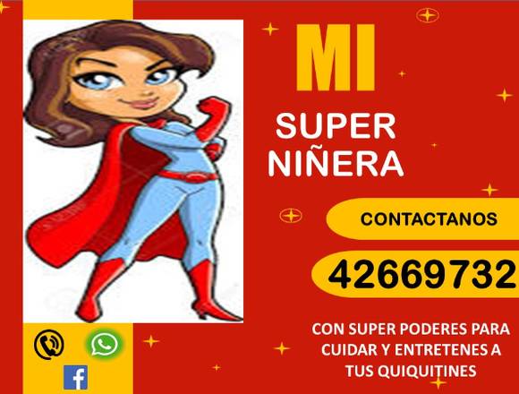 NIÑERA, MAESTRA, TUTORA PARA TU HOGAR