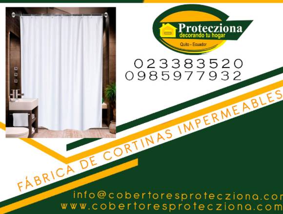 Fabrica de cortinas impermeables