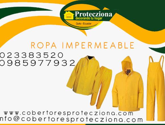 Ropa impermeable en quito