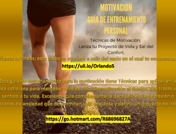 Motivación guía de entrenamiento personal