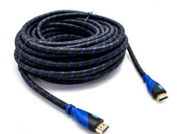 15 METROS de CABLE HDMI MARCA BIWOND MALLADO 