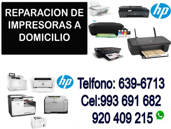 IMPRESORAS HP SERVICIO TÉCNICO Y REPARACIÓN 