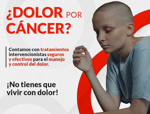 ¿Padeces de dolor  por Cáncer?