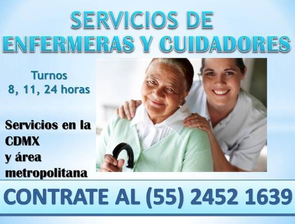 Servicios de Enfermeras y Cuidadores a domicilio 