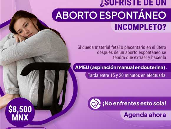 ¿Sufriste de un ABORTO ESPONTEO?