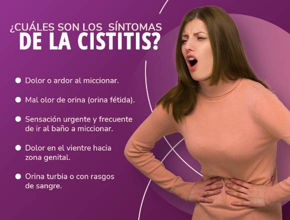 ¿Tienes síntomas de CISTITIS?