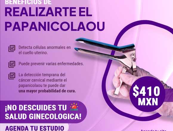 Beneficios de realizarte un PAPANICOLAU 