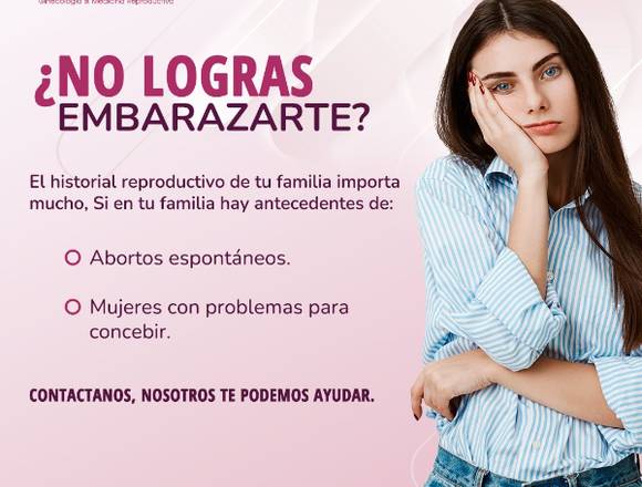 ¿No logras embarazarte?