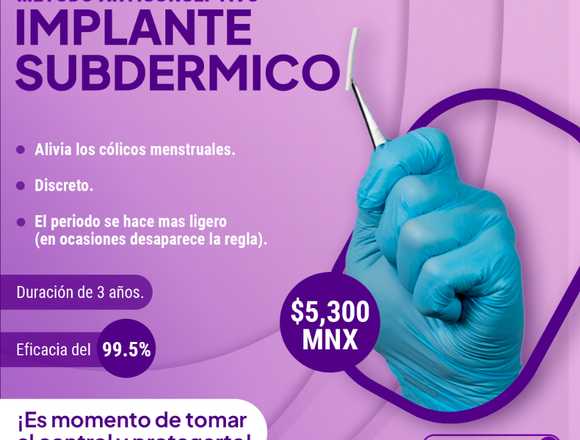 IMPLANTE SUBDERMICO: conoce los bebeficios 