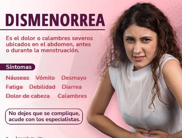 ¿Tienes la dismenorrea?