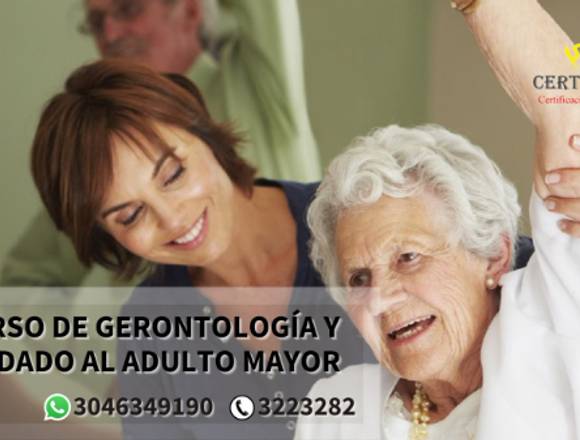 curso de gerontología y cuidado al adulto mayor