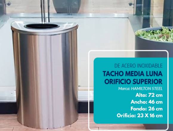 TACHO MEDIA LUNA CON ORIFICIO SUPERIOR