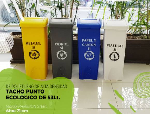 TACHO PUNTO ECOLÓGICO DE 53Lt.