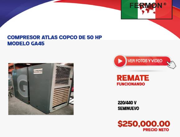 COMPRESOR ATLAS COPCO 