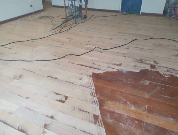 Pisos de parquet, laminado, machihembrado