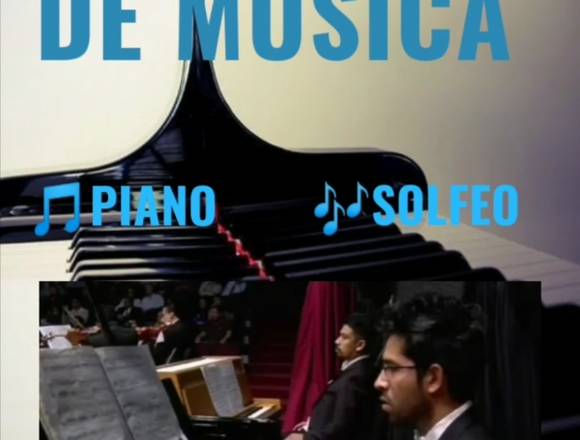 Clases de Solfeo y/o Piano