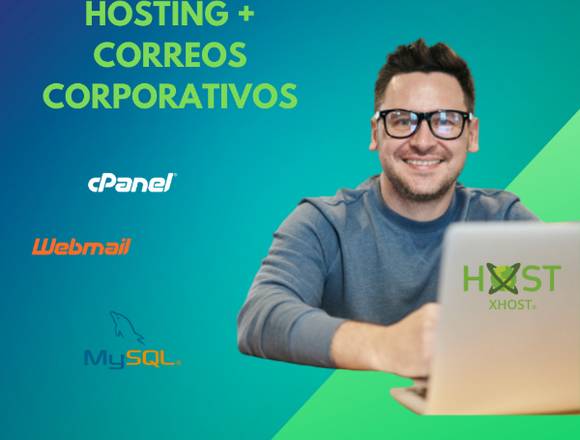 Alojamiento Web + Hosting + Correos Corporativos
