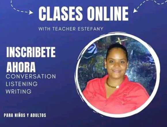 Estefany perez Mancebo english teacher online 