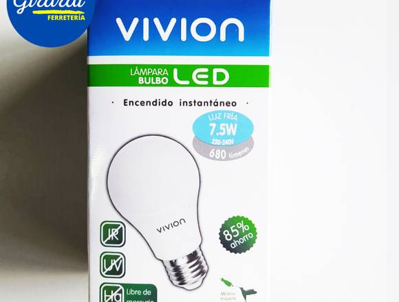 Bombilla LED 7.5w  Precio: $ 110	COD.: E105