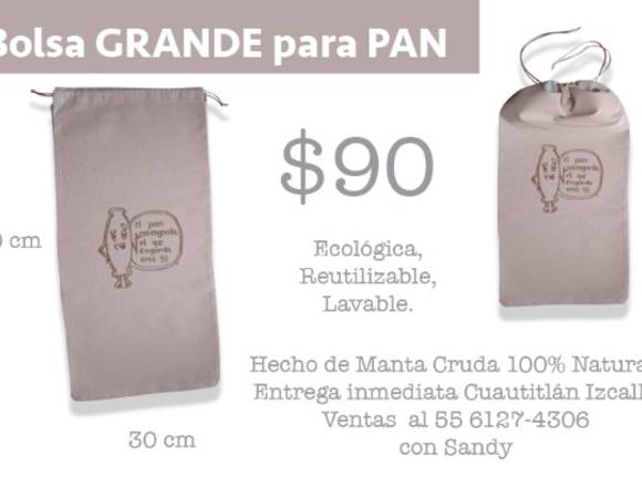 HERMOSA BOLSA PARA PAN Ecológica