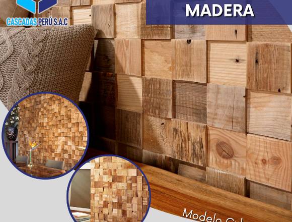 FACHALETAS DE MADERA, FACHALETAS DE PIEDRA