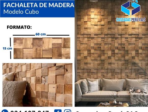 ¡Adquiere nuestras FACHALETAS de MADERA!