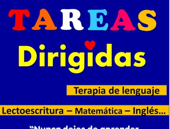 Tareas dirigidas CONOCOTO 