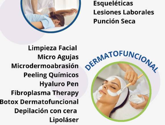 Fisioterapia y Dermatofuncional 