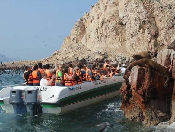 ISLAS BALLESTAS PARACAS DESLIZADOR MODERNO