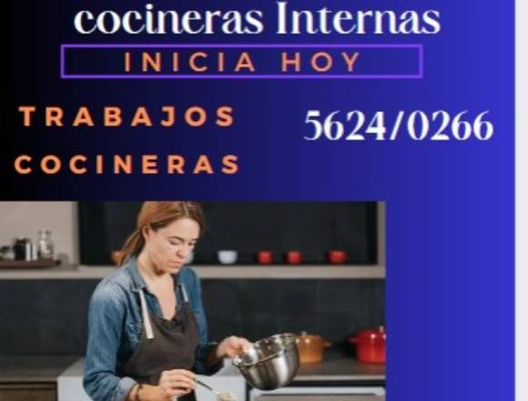 Cocineras con pasión por la cocina