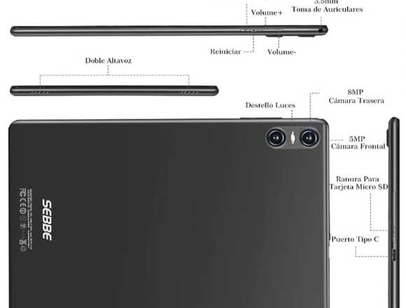 Tablet Android 13 12 GB RAM 