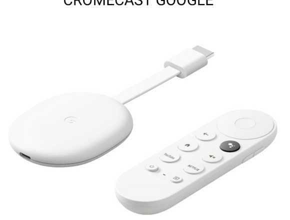 Dispositivo de streaming Cromecast de Google 