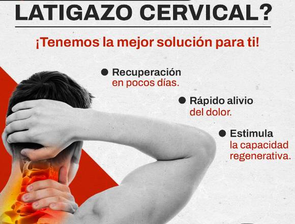 ¿Sufres de dolor por latigazo cervical?