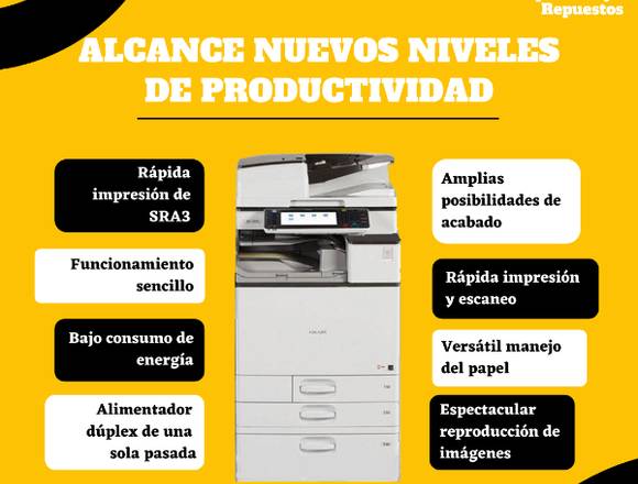 AUMENTA TU PRODUCTIVIDAD CON COPIADORAS RICOH 