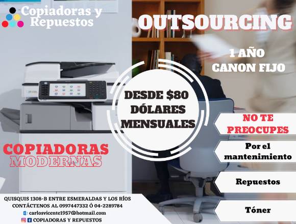 VENTA Y ALQUILER DE COPIADORAS RICOH 