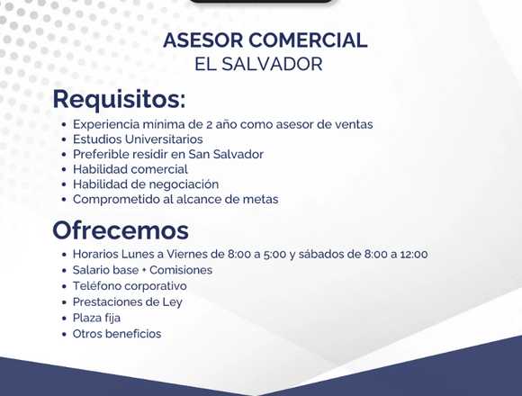 Asesor de ventas de campo