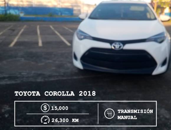 Toyota Corolla 2018, Poco Uso